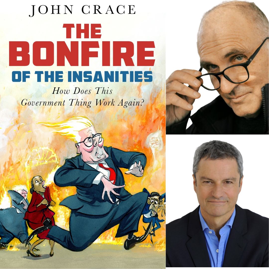 John Crace with Gavin Esler